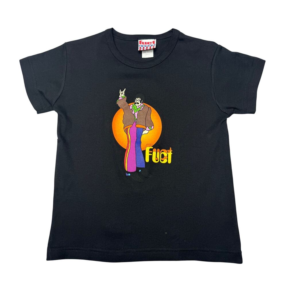 Vintage 90s FUCT John Lennon Beatles Baby Tee Shirt Women's One Size Skater RARE